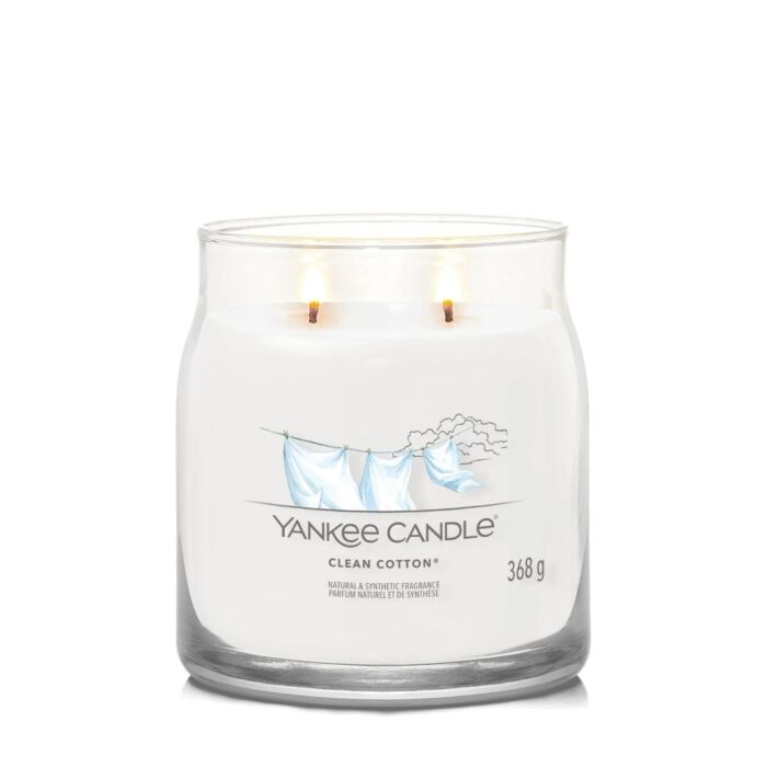 Yankee Candle Clean Cotton Signature Medium Jar